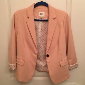 Peach Blazer Size SP
